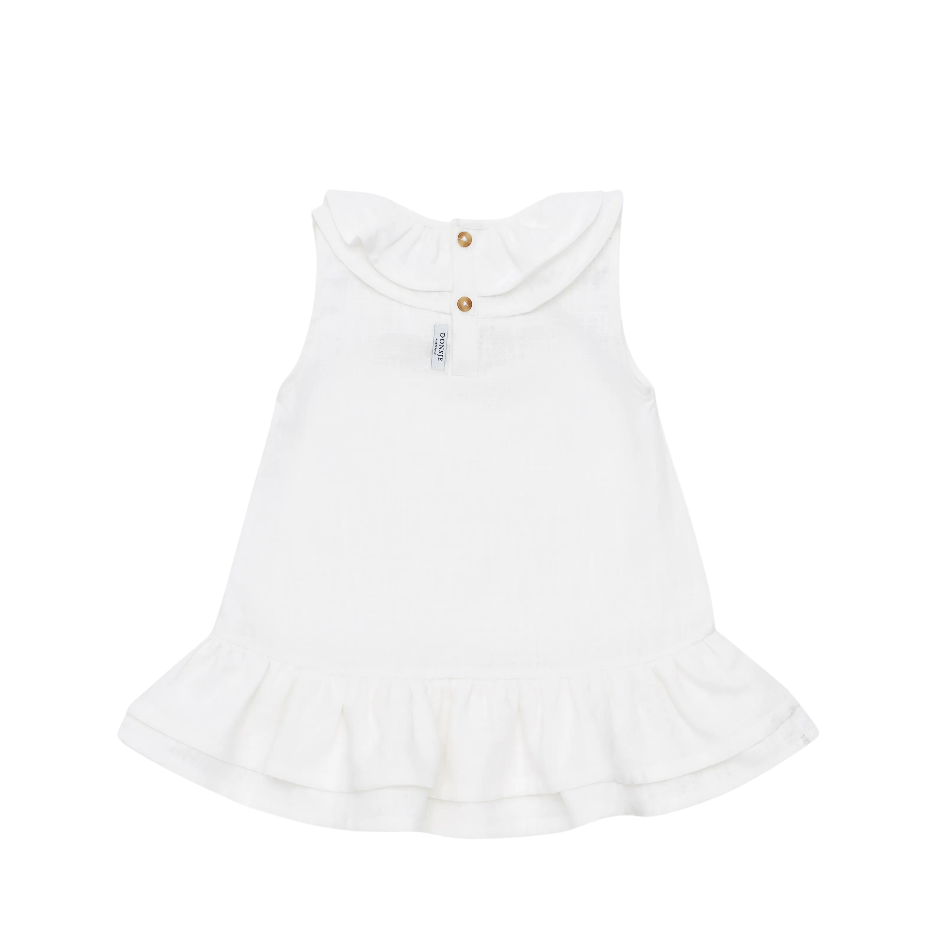 Michelle Linen Dress | Off White