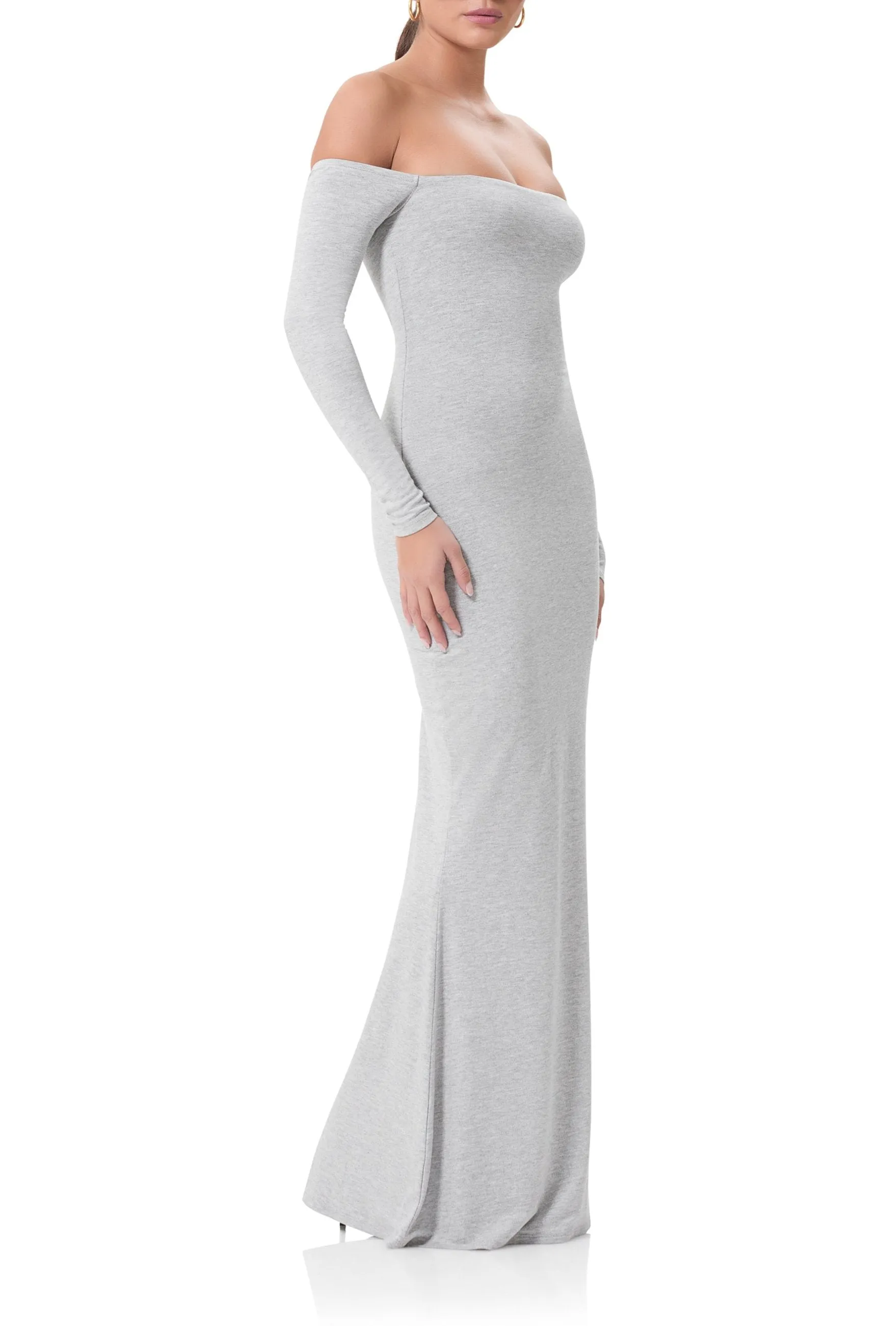 Mickey Maxi Dress - Heather Grey