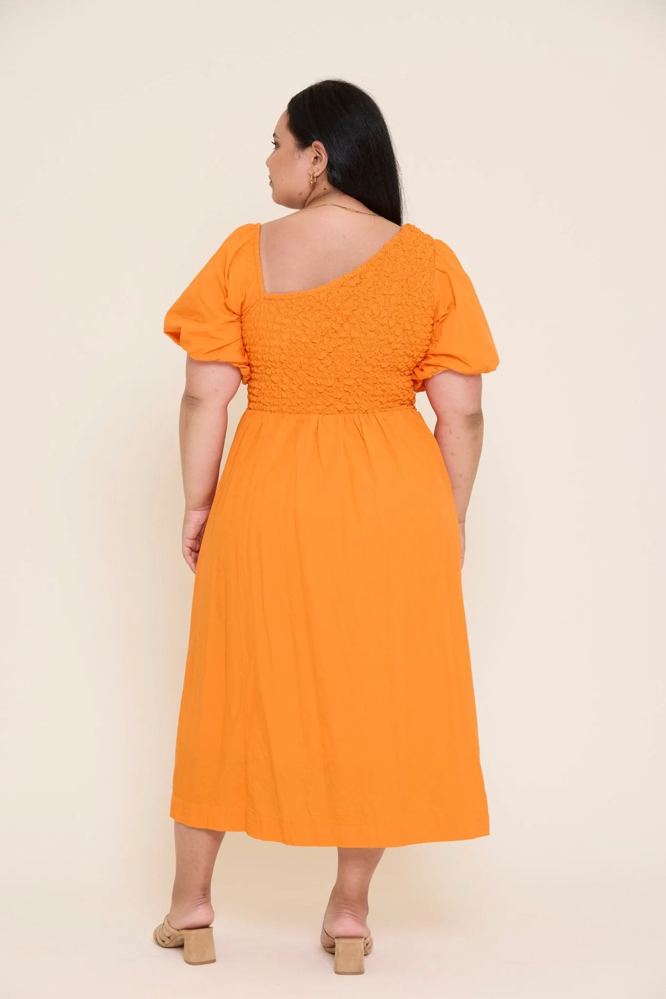 Millie Puff Sleeve Dress - Size 14