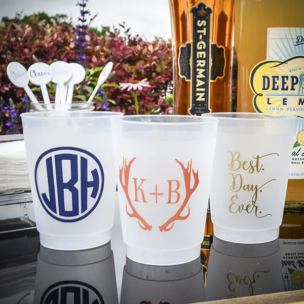 Monogram or Duogram Shatterproof Cups