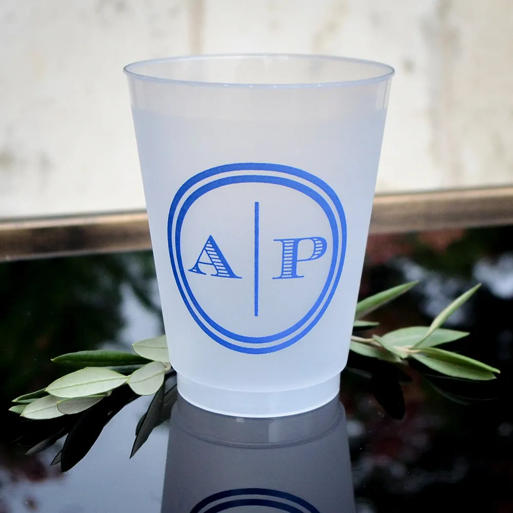 Monogrammed Shatterproof Plastic Cups