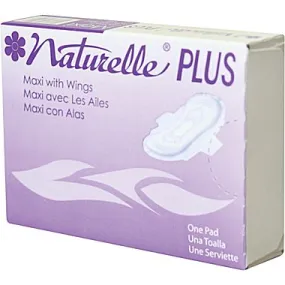 Naturelle #4 Maxi Pads w/Wings (250/ cs)