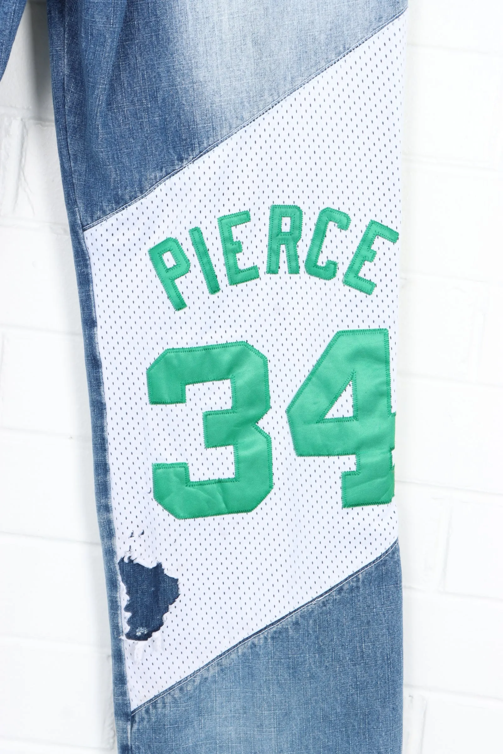 NBA Boston Celtics #34 Paul Pierce UNK Y2K Jeans (30)