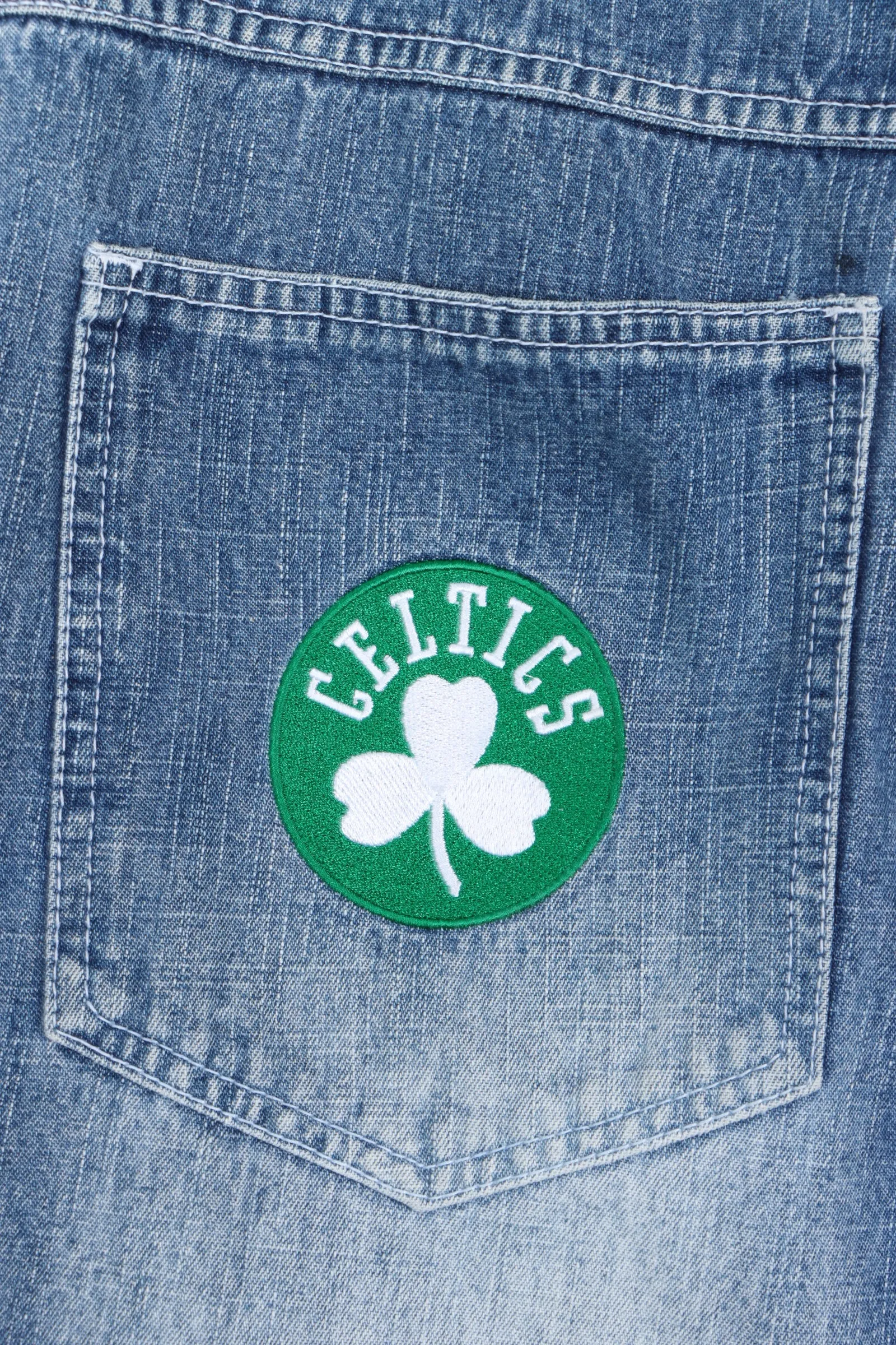 NBA Boston Celtics #34 Paul Pierce UNK Y2K Jeans (30)