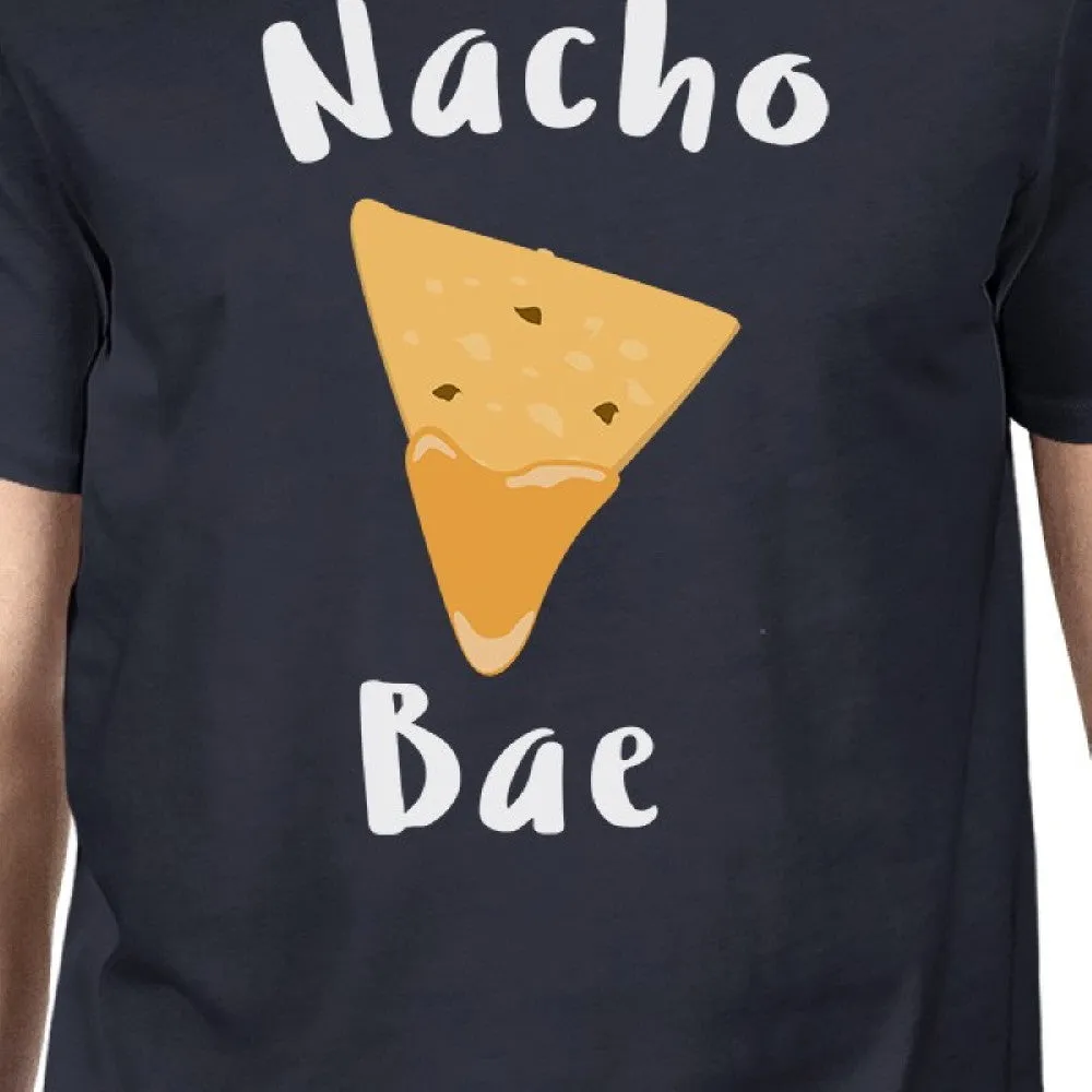 Nocho Bae Mens Navy T-shirt Funny Quote Trendy Graphic Tee For Guys