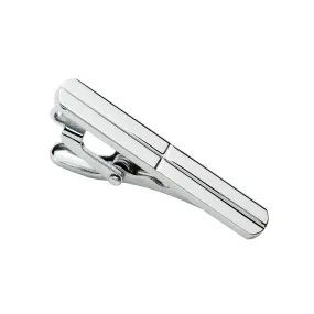 Norfolk Silver Stainless Steel Tie Bar