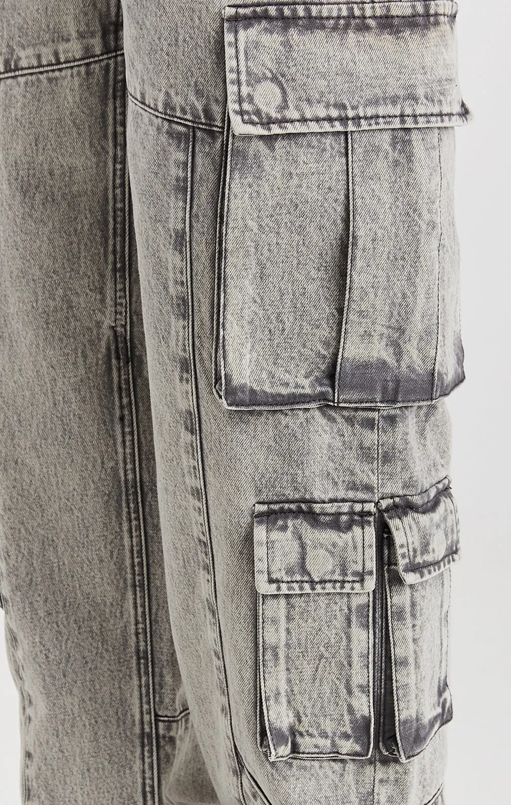 ONLY THE BLIND - Silver Rock Denim Cargo Jeans