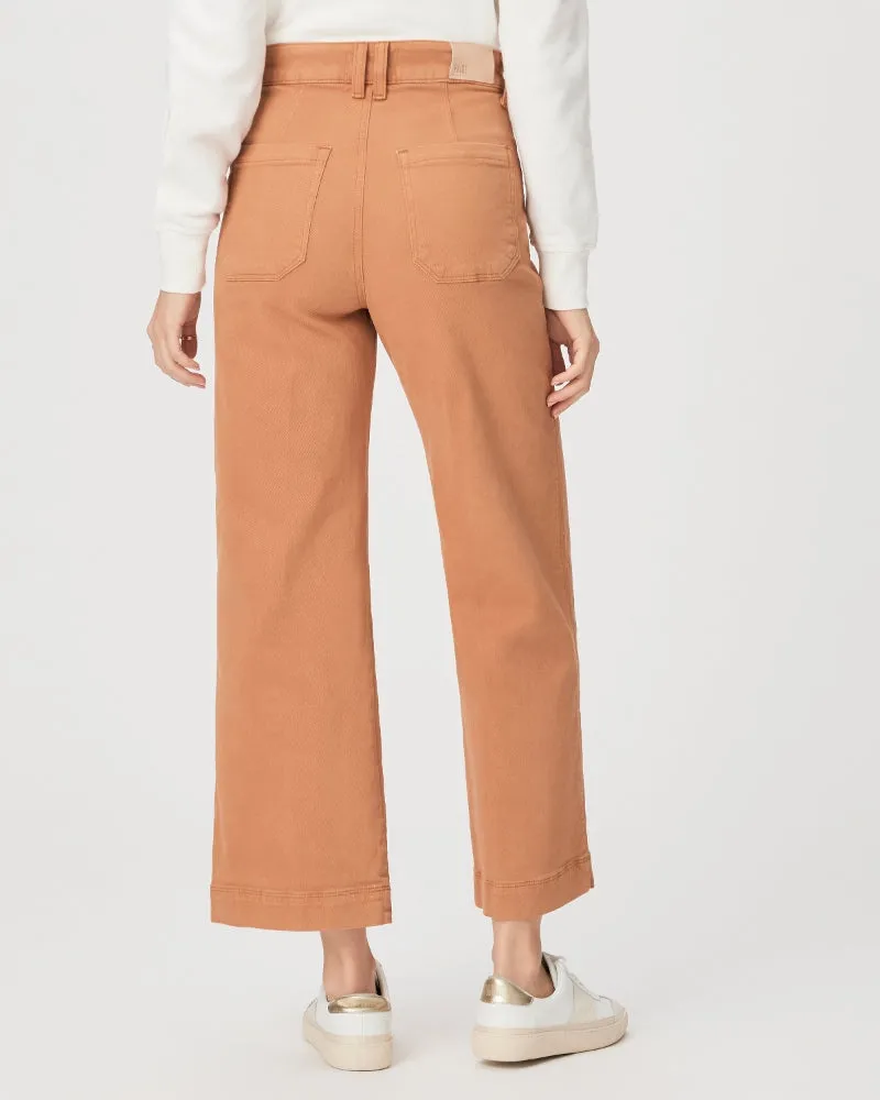 Paige Anessa Patch Pockets Pants in Vintage Golden Sun