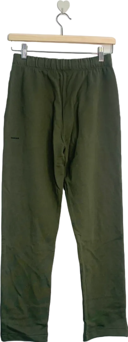 PANGAIA Rosemary Green Organic Cotton Slim Leg Track Pants XS