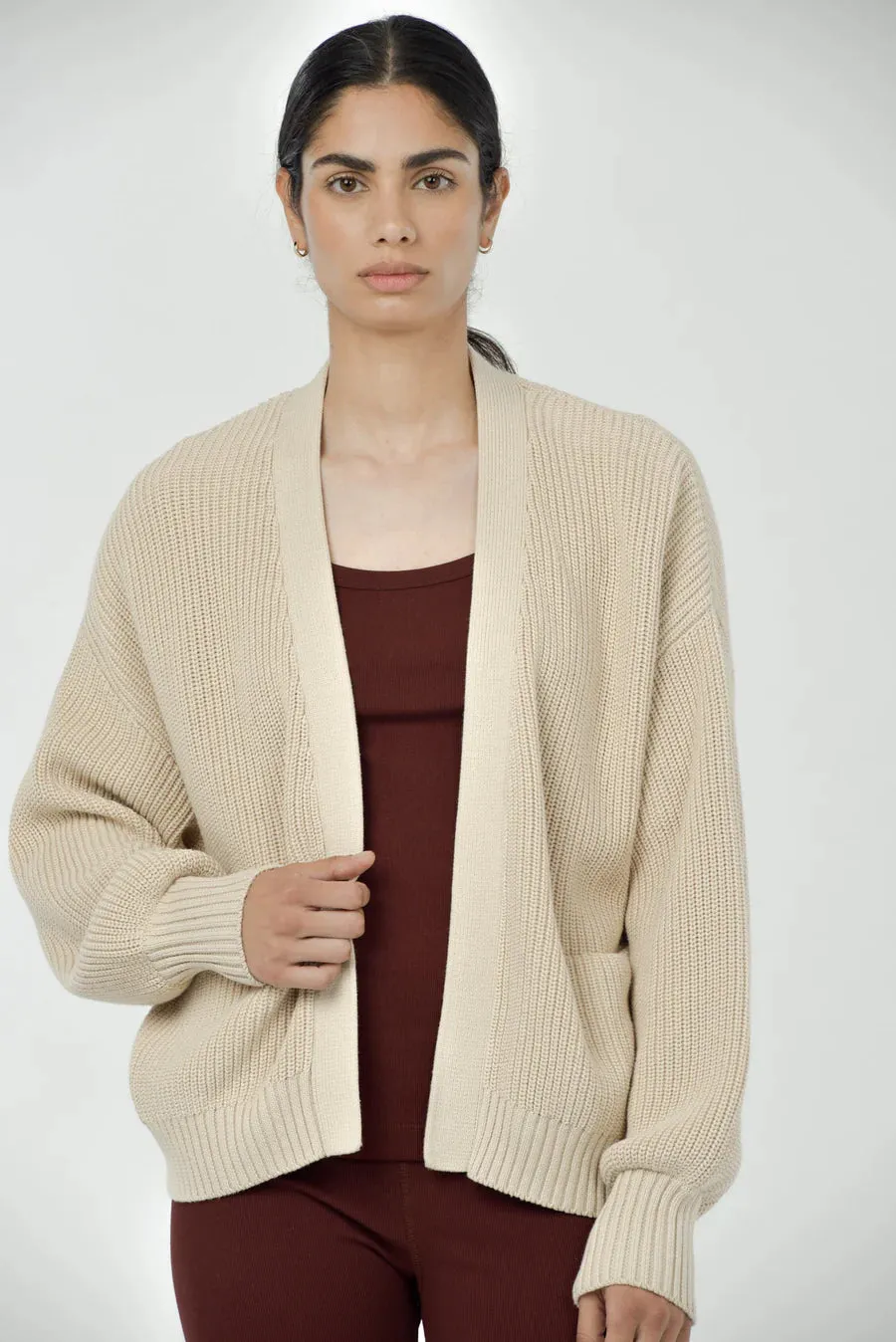 Paper Label - Mali Cardigan (Vintage Oat)