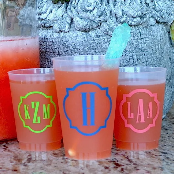 Personalized Baby Shower Frost Flex Cups