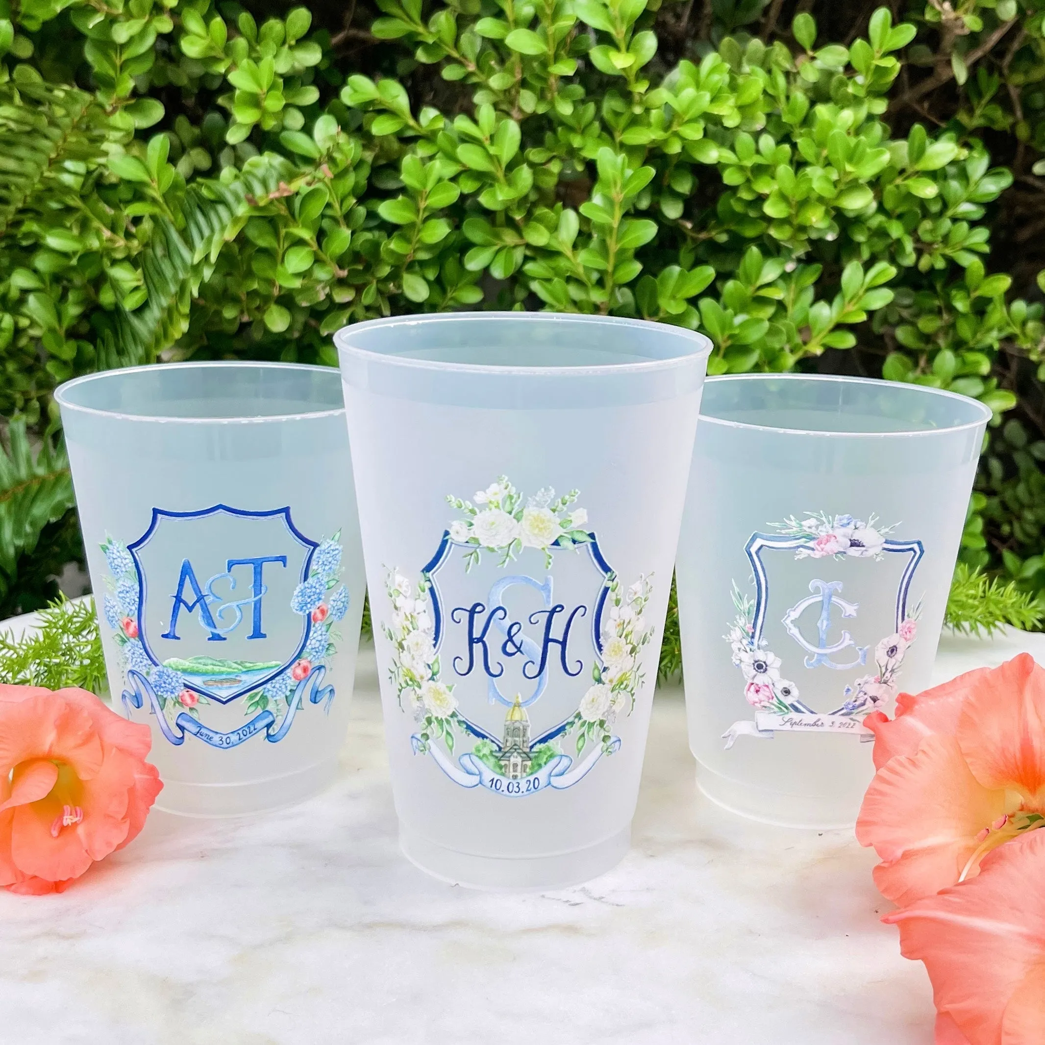 Personalized Full Color Crest Shatterproof Cups