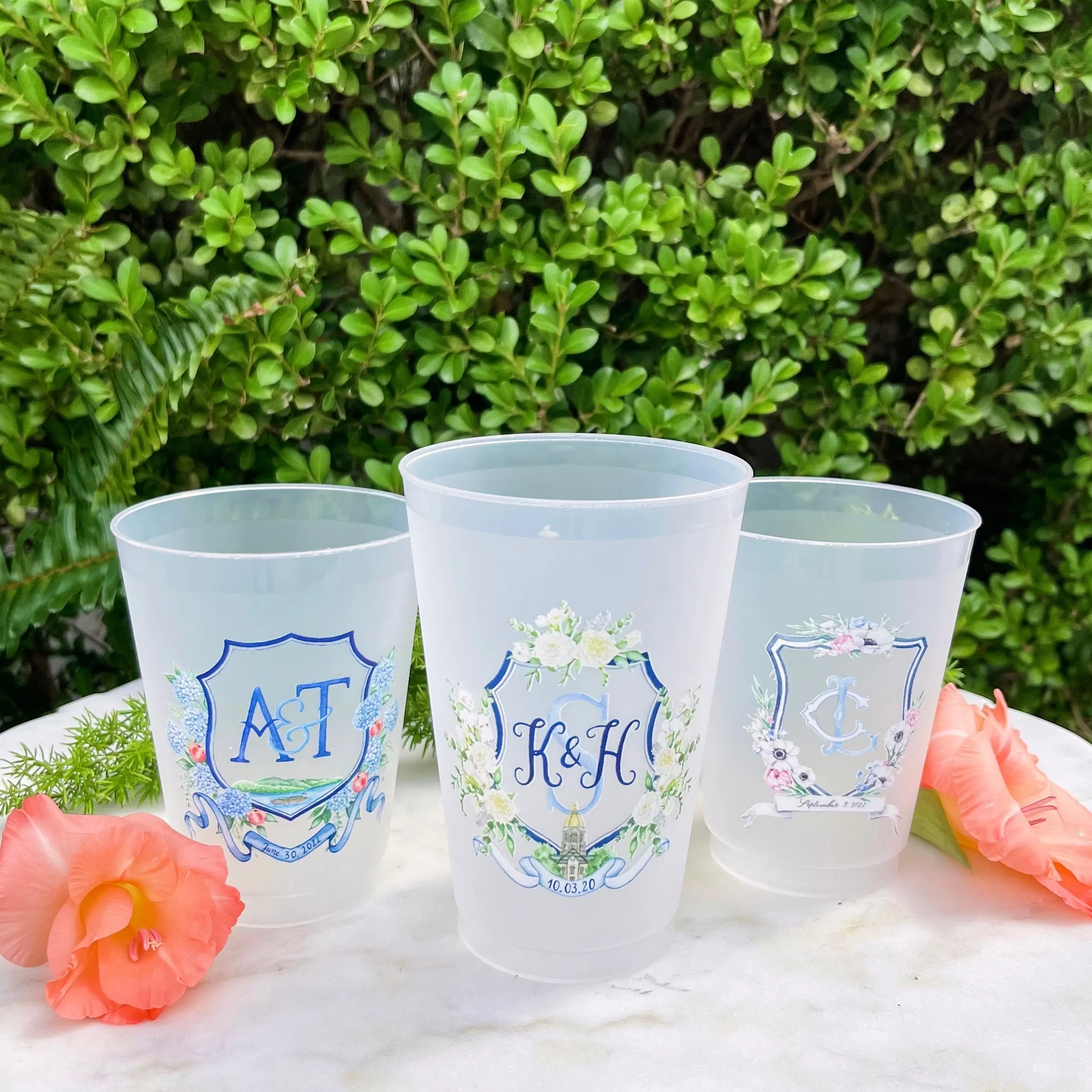 Personalized Full Color Crest Shatterproof Cups