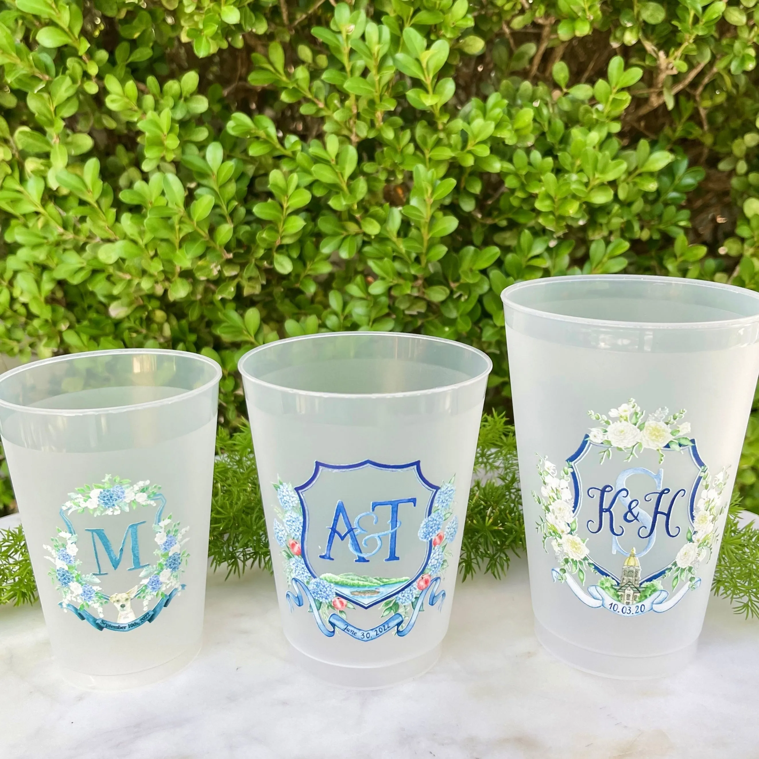 Personalized Full Color Crest Shatterproof Cups