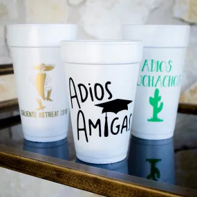 Personalized Graduation Party Styrofoam Cups