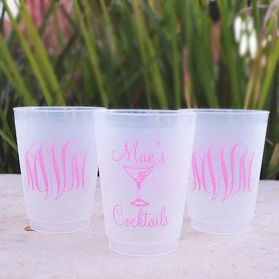 Personalized Shatterproof Bachelorette Party Cups