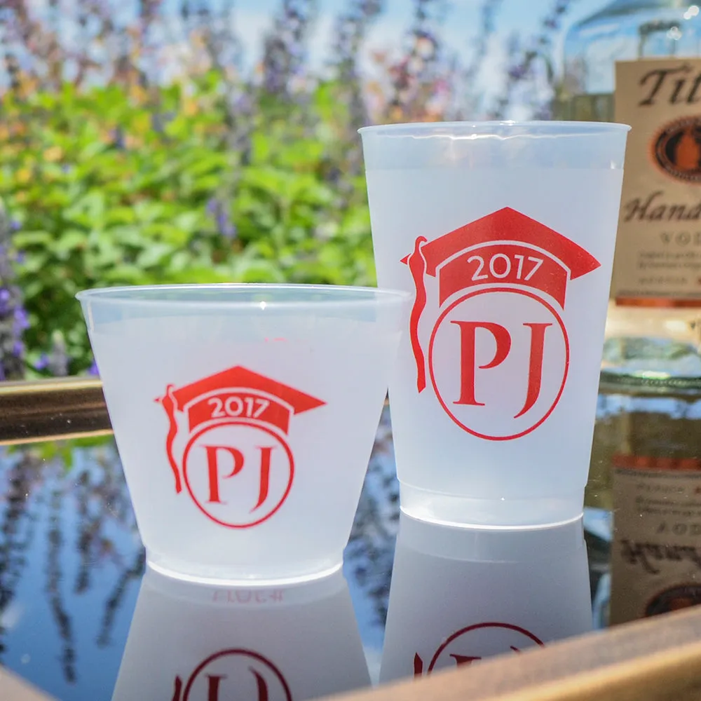 Personalized Shatterproof Graduation Party Cups