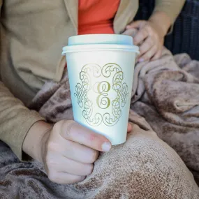 Personalized Single Initial Paper Cups