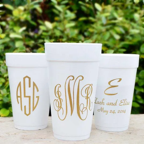 Personalized Texas Pride Styrofoam Cups