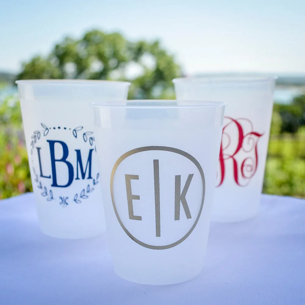 Personalized Wedding Cocktail Shatterproof Party Cups