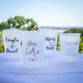 Personalized Wedding Cocktail Shatterproof Party Cups