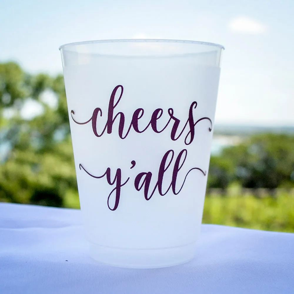 Personalized Wedding Cocktail Shatterproof Party Cups