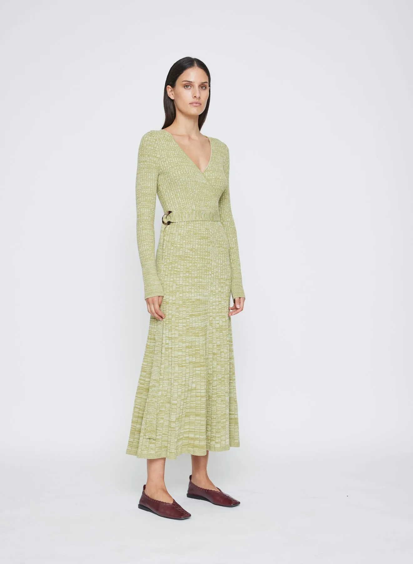 PETA DRESS (PESTO)