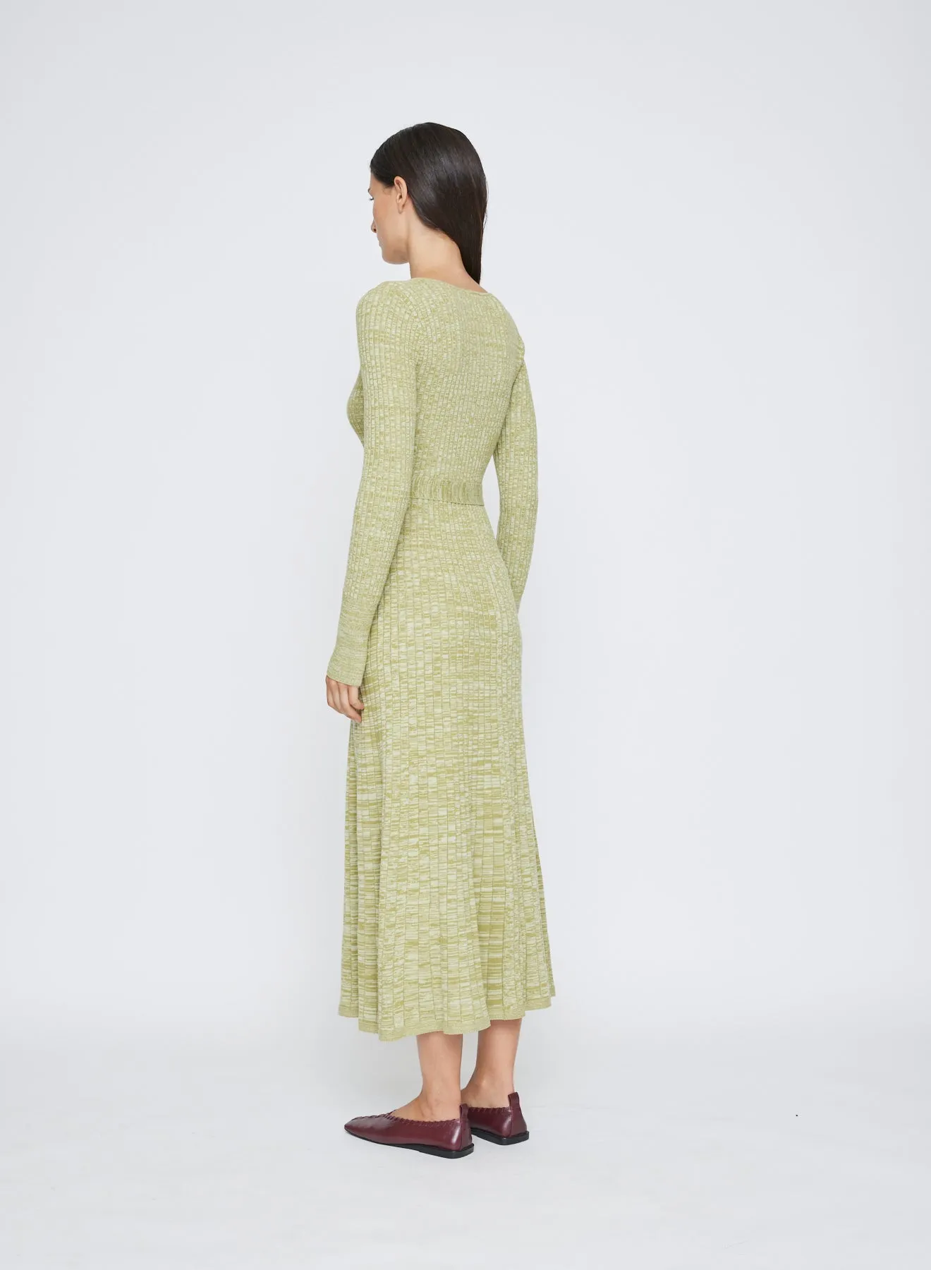 PETA DRESS (PESTO)