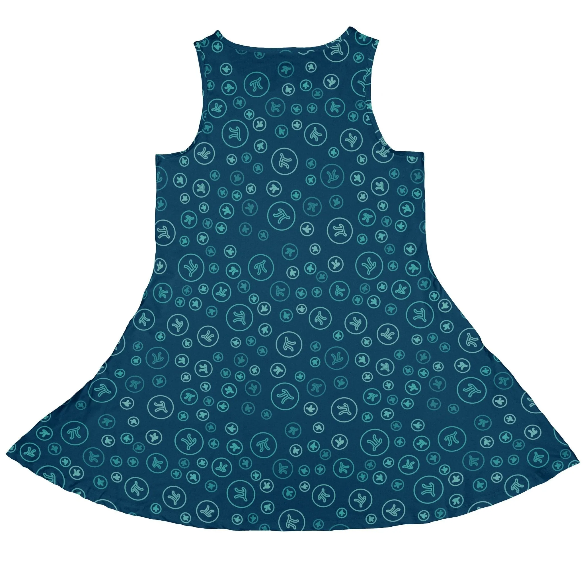 Pi 3.14 Math Blue Dress