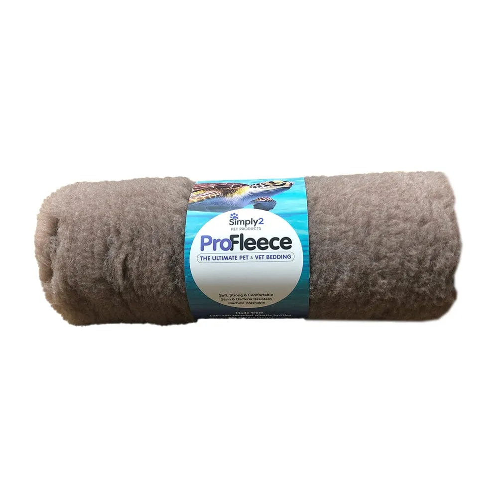 Plain non-slip ProFleece pet bedding