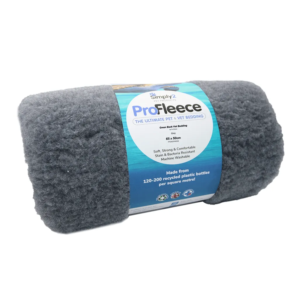 Plain non-slip ProFleece pet bedding