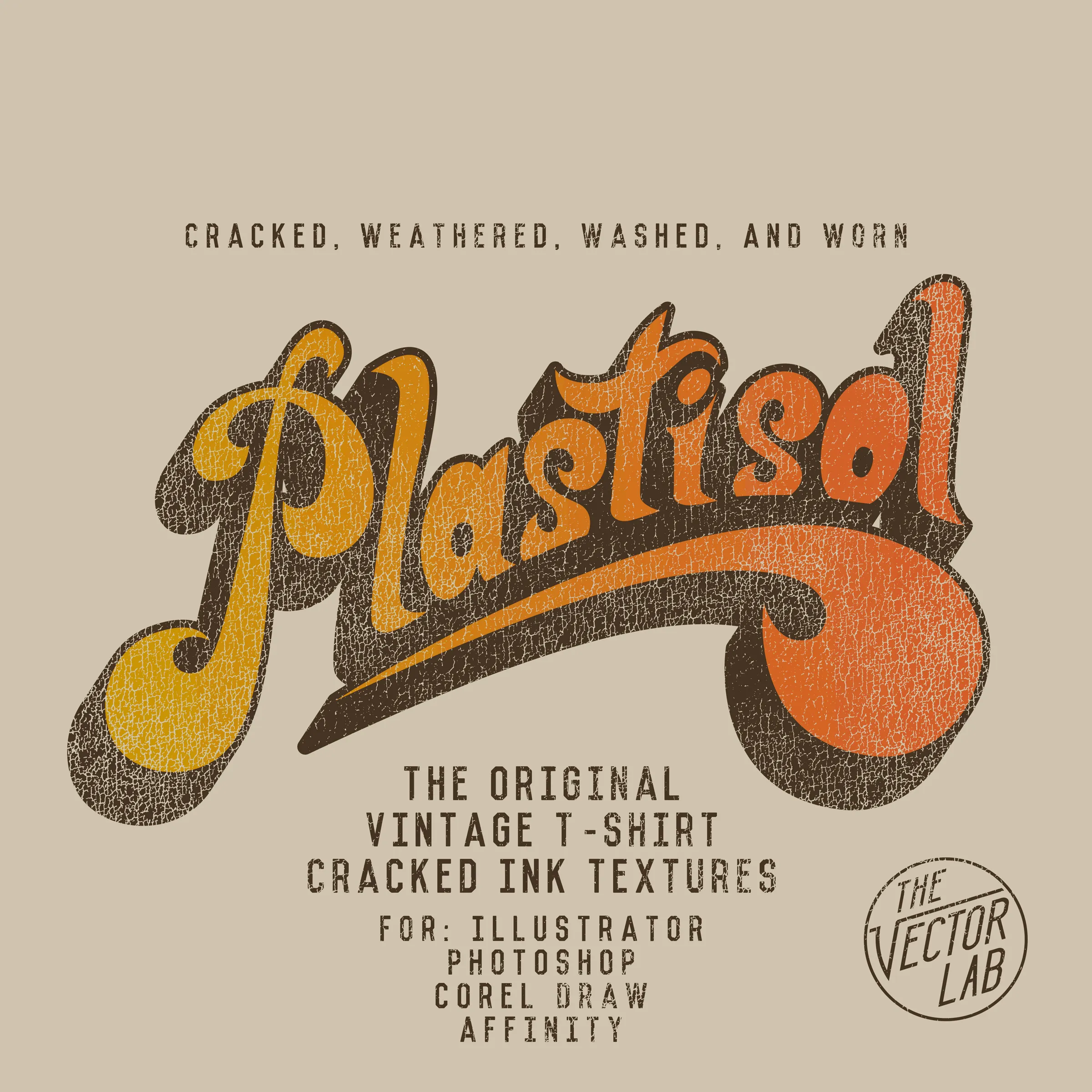 Plastisol 1&2 Bundle: Vintage T-Shirt Textures