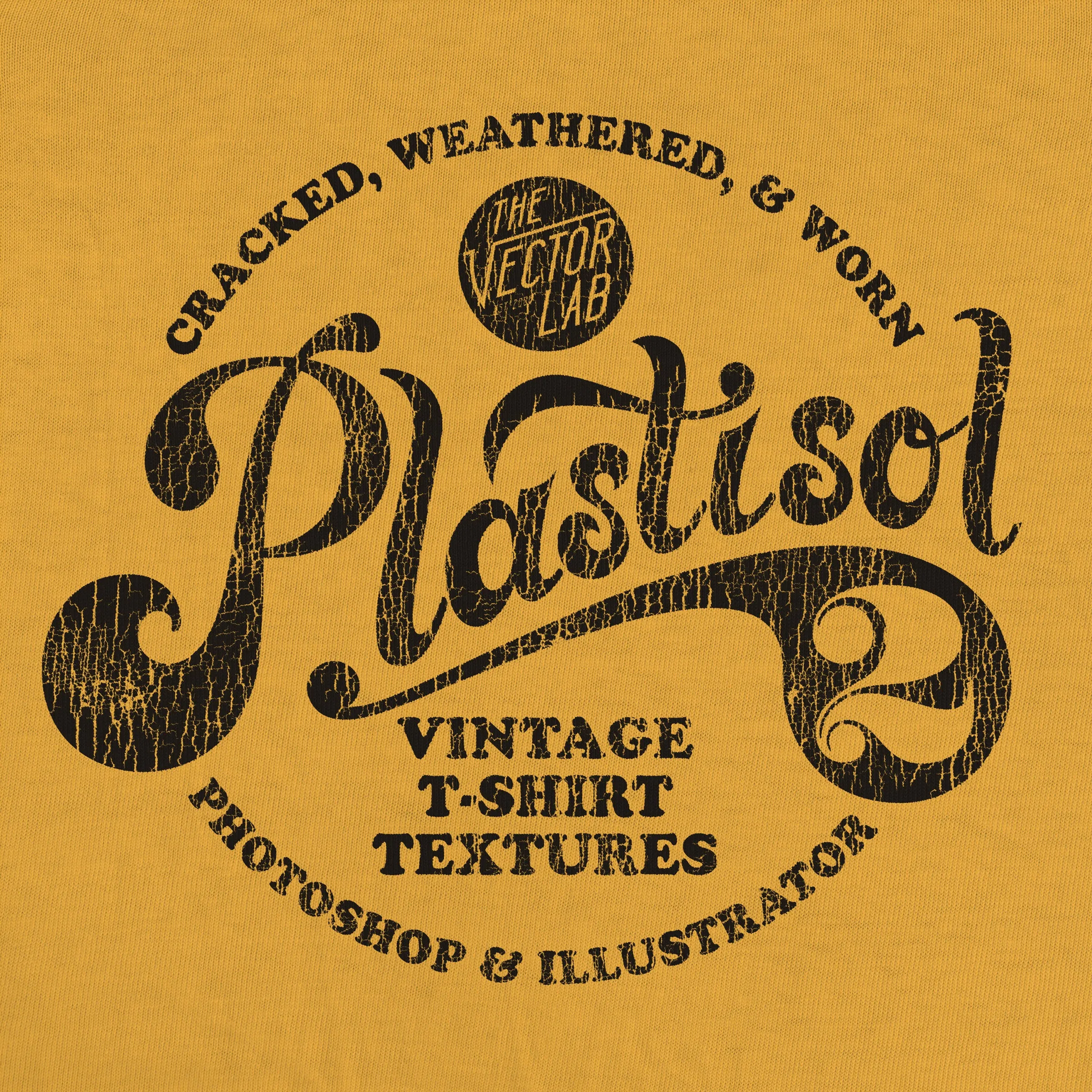 Plastisol 1&2 Bundle: Vintage T-Shirt Textures