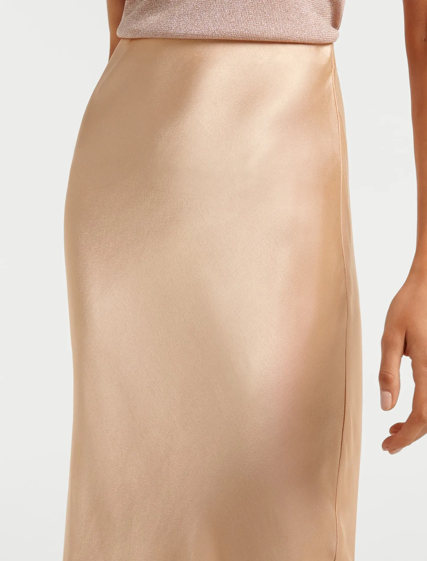 Portia Bias Midi Skirt