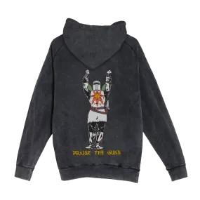 PRAISE THE GUNS (Limited Vintage Black Hoodie)