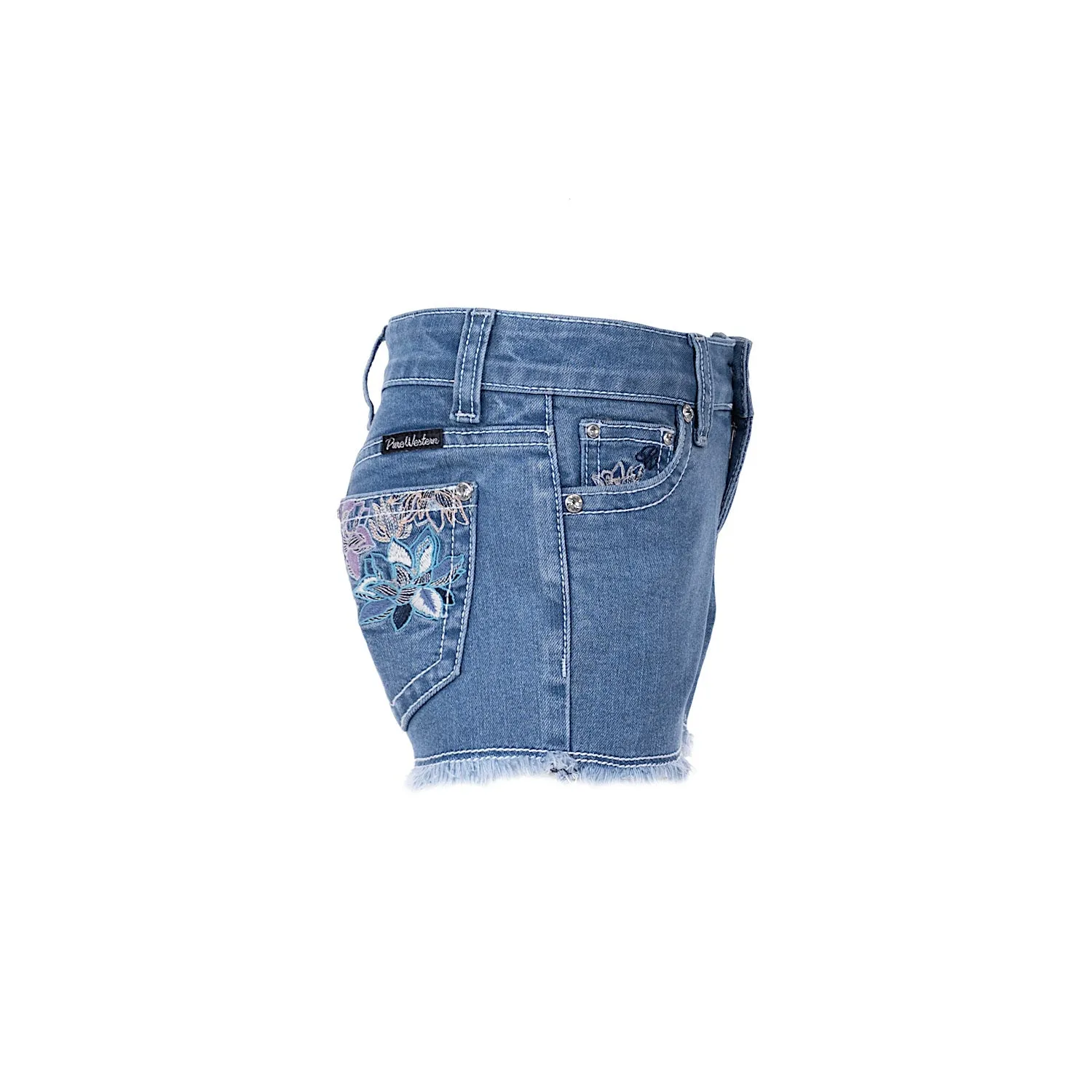 Pure Western Girls Audrey Short-Faded Blue