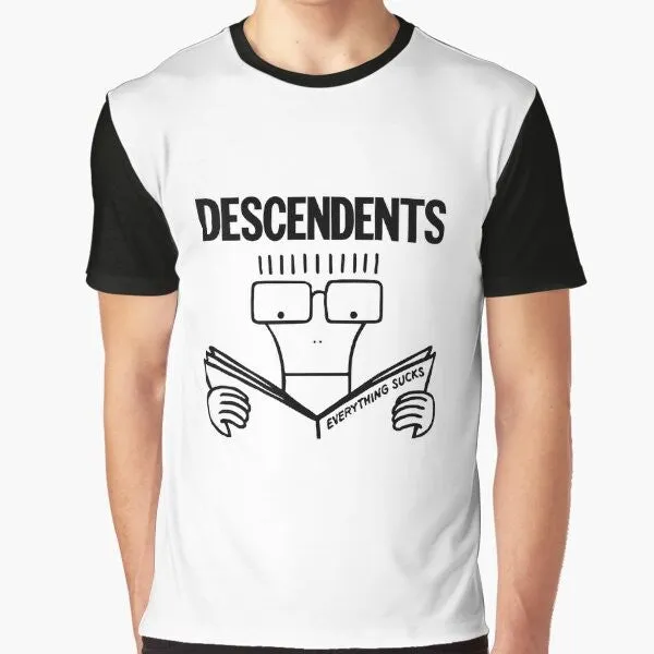 "Reading Graphic T-Shirt for Descendents Fans"