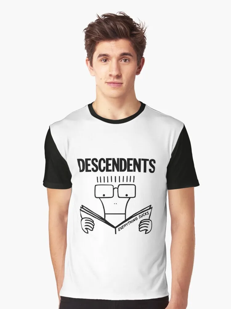 "Reading Graphic T-Shirt for Descendents Fans"