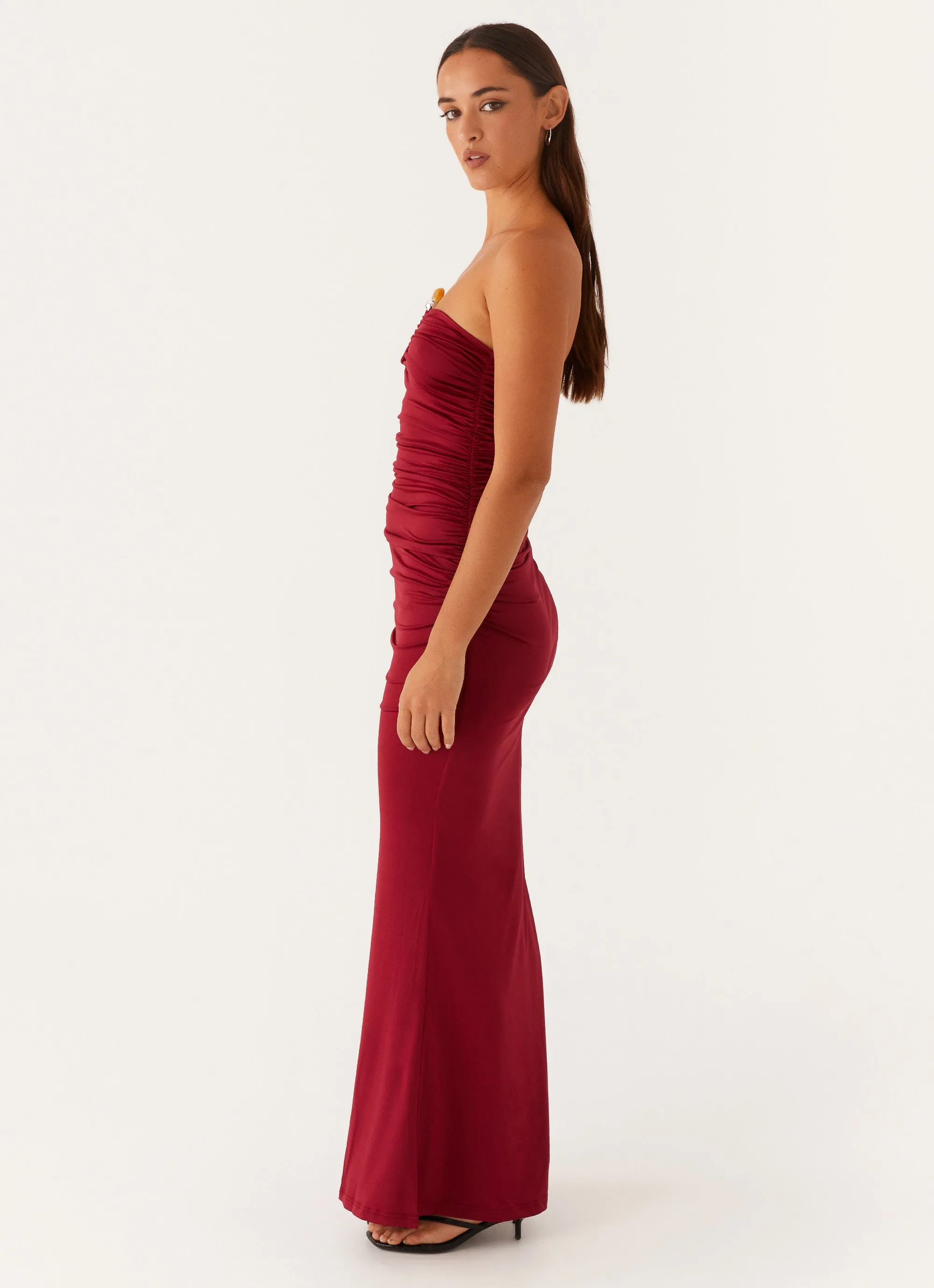 Rudy Maxi Dress - Maroon