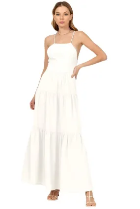 Said Yes Tiered Maxi Dress