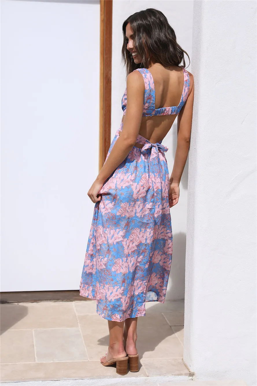 Salty Sundays Maxi Dress Blue