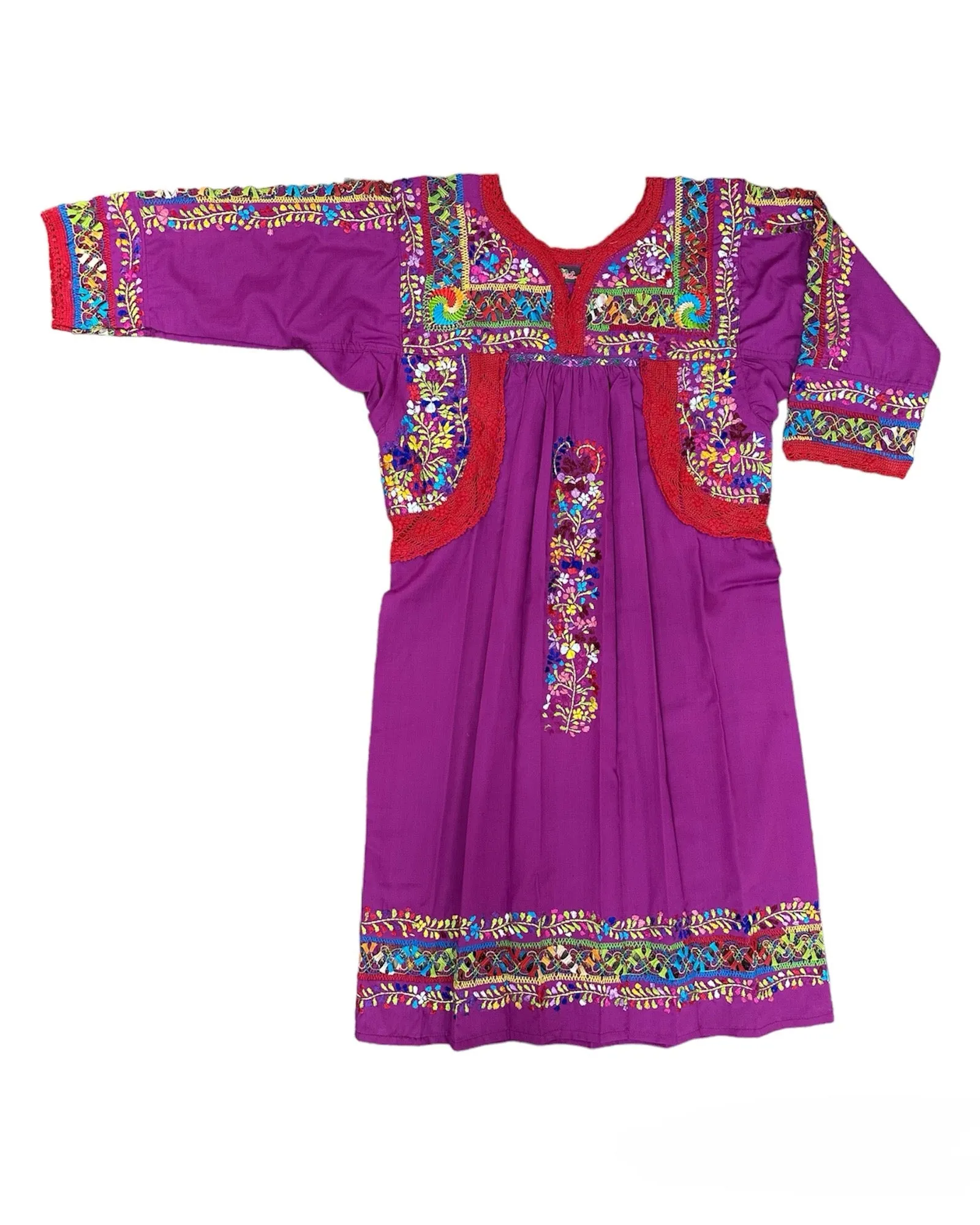 San Antonino Embroidered Deshilado Dress