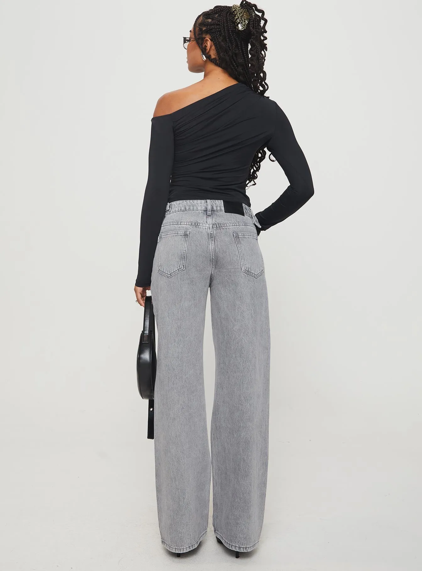 Scheana Low Rise Jeans Steel Grey