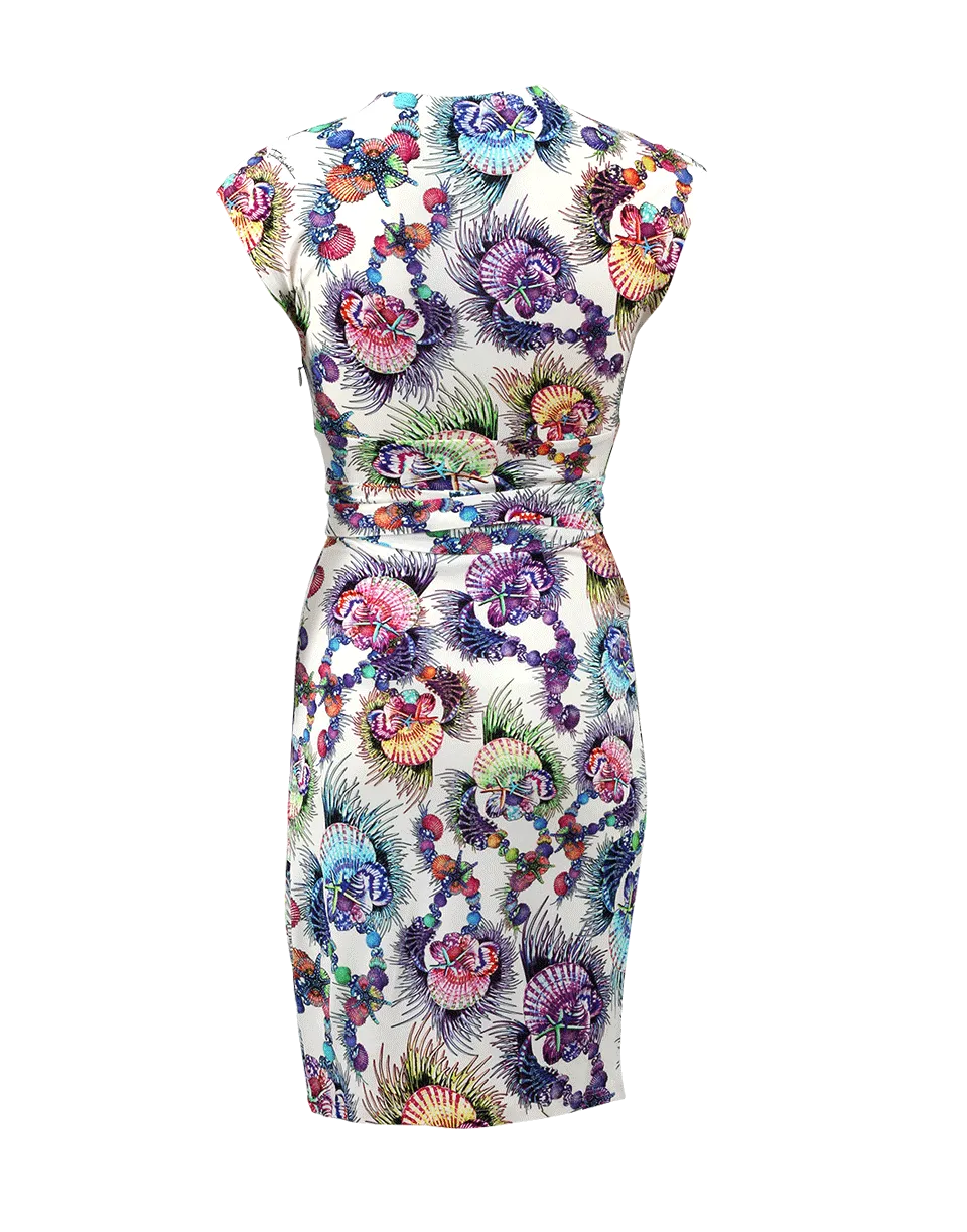 Seascape Cross-Over Dress