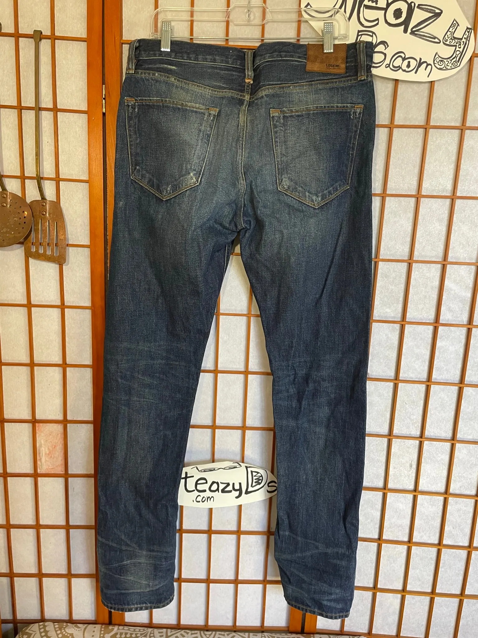 Selvedge jean Men 32 Lucky Brand LEGEND 1 Authentic Skinny Blue USA