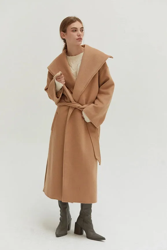 Sheldon Wool Shawl Coat