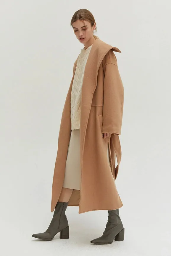 Sheldon Wool Shawl Coat