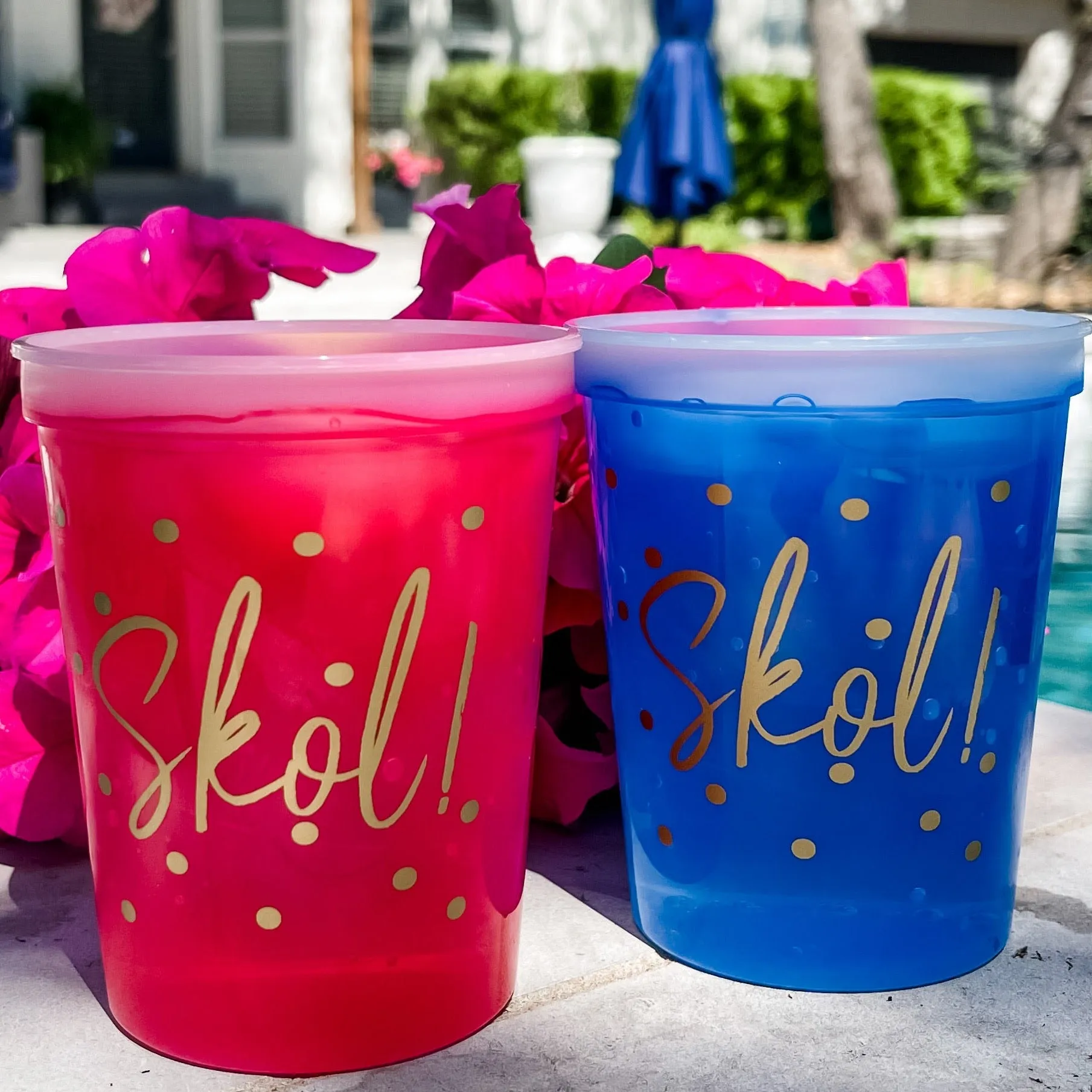 Skol! Color Changing Mood Cups