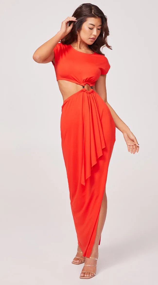 Sleek and Chic Maxi Dress