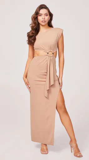 Sleek and Chic Maxi Dress